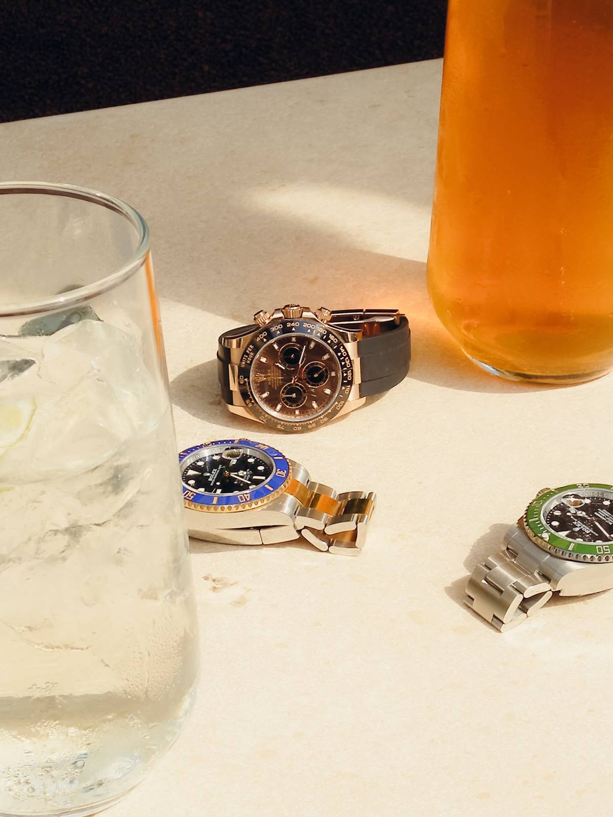 A Rolex on the wrist, photographed by AJ Timepieces